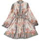 🎁2026 New Arrivals 50% OFF💥Romantic Floral Print High Neck Mini Dress