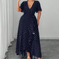 🎁2026 New Arrivals 50% OFF💥Women's Polka Dot V-Neck Maxi Dress