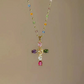 🔥 Now only £9.99 (50% OFF)!Colorful Rhinestone Cross Pendant Necklaces