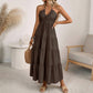 👗2026 New Arrivals 55% OFF💥💃Women's Halter Neck Backless Tiered Maxi Dress