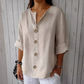 🎁2026 New Arrivals 50% OFF💥Women's Loose Fashion Button Top