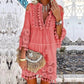 🎁2026 New Arrivals 50% OFF💥Women's Loose Cotton Linen Embroidered Dress🌸👗