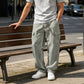 👖 50% OFF NOW! 🌿 Men's Cotton Linen Cargo Pants – Breathable, Relaxed Wide-Leg & Multi-Pocket – Drawstring Waist for Easy Fit ☀️