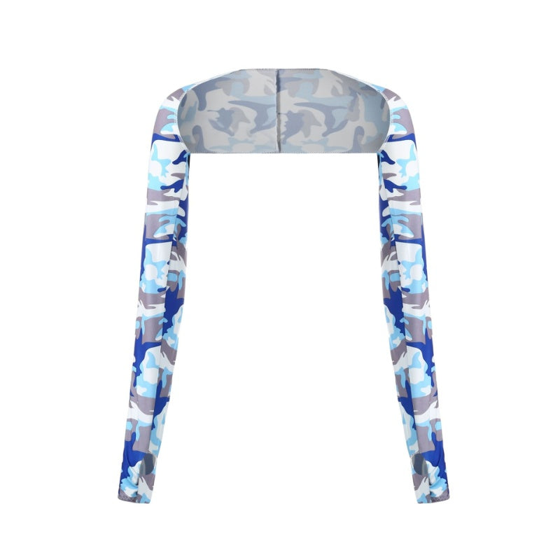 Camouflage Blue-White