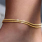 🎁New Arrivals 50% OFF💥Dainty Layered Waterproof Anklet