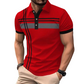 🎁New Arrival 50% OFF💥Men's Striped Short Sleeve Collared Top🌿
