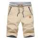 🩳 LIMITED-TIME 57% OFF! ✨ Men's Color-Block Shorts – Drawstring, Cotton Blend, Casual ✨