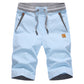 🩳 LIMITED-TIME 57% OFF! ✨ Men's Color-Block Shorts – Drawstring, Cotton Blend, Casual ✨