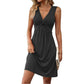 🌺Summer Hot Sale 55% OFF💐Women's V-neck Front Knotted Sleeveless Dress