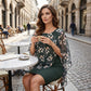 🎁2026 New Arrivals 50% OFF💥Women's Elegant Floral Print Overlay & Dress Set👗