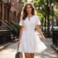 🎁2026 New Arrivals 50% OFF💥Women's Short Sleeve Tiered Mini Dress