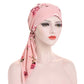 🎁New Arrival 50% OFF💥Women's Floral Pre-Tied Head Scarf Turban