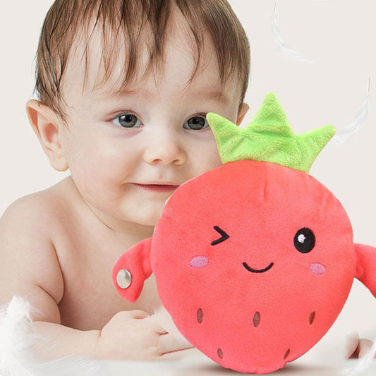 🎁Nteractive Fruit Plush Toy | Musical Rhythm & Sensor Beat Doll for Early Years Development | Soft Sensory Companion