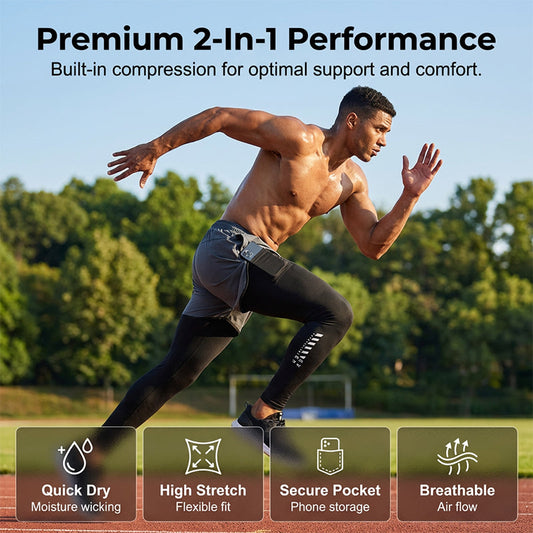 🎁New Arrival 50% OFF💥Tights and shorts in one | Highly elastic, breathable and quick-drying