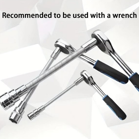 🔩 LIMITED-TIME 68% OFF! ✨ Flexible Socket Extension Bar – Cr-V Steel, Multiple Sizes, Locking 🔧