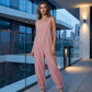 🎁New Arrival 56% OFF💥Women's Casual Striped Spaghetti Strap Jumpsuit