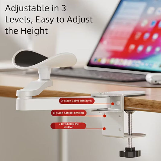 📢📢50% OFF !!!💪 Adjustable Ergonomic Clamp-On Arm Rest | Relieves Arm & Shoulder Fatigue, Fits Any Desk ✅