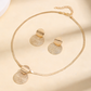 🎁2026 New Arrivals 50% OFF💥Modern Chic Necklace & Earring Set – Gold finish, geometric design & lightweight – perfect for daily elegance or gifting – includes matching pieces for a polished look 💫