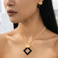 🎁2026 New Arrivals 50% OFF💥Modern Chic Necklace & Earring Set – Gold finish, geometric design & lightweight – perfect for daily elegance or gifting – includes matching pieces for a polished look 💫