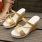 📢📢50% OFF !! ⏰Women’s High Heel Wedge Sandals