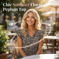 🏖️Summer Hot Sale 57% OFF🏝️Women's Summer V-Neck Ruffle Sleeve Floral Peplum Top