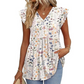 🏖️Summer Hot Sale 57% OFF🏝️Women's Summer V-Neck Ruffle Sleeve Floral Peplum Top
