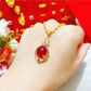 🎉BUY 1 GET 1 FREE🎁Elegant Four-Leaf Clover Teardrop Necklace