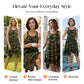 👗 LIMITED-TIME 50% OFF! ✨ Sleeveless Camouflage Dress – Asymmetrical Hem, Edgy Style, Unique 🍂