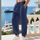 👖 New Arrival 50% OFF!🌬️ Men's Casual Linen Blend Drawstring Pants – Breathable & Relaxed Fit – Summer Essential 🏃