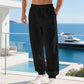 👖 New Arrival 50% OFF!🌬️ Men's Casual Linen Blend Drawstring Pants – Breathable & Relaxed Fit – Summer Essential 🏃