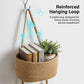 ⏳🔥LIMITED-TIME 50% OFF! ⏰ Wall-Hanging Storage Organizer – 3-Tier, Boho Style, Space-Saving 🏡