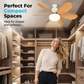 ⏳LIMITED-TIME 55% OFF!⏰2-in-1 Smart Ceiling Fan Light