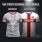 ⚽️55% OFF🥳England Football Tee – Red Cross & Flag Graphic, Athletic Fit, Breathable for World Cup 2026 🏆⚽