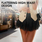 🌸New Arrival 50% OFF🌸Chic Pleated Lace Trim Mini Skirt
