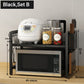 🍳50% OFF !!!✨Expandable Microwave Countertop Rack with Adjustable Shelf & Hooks🧰