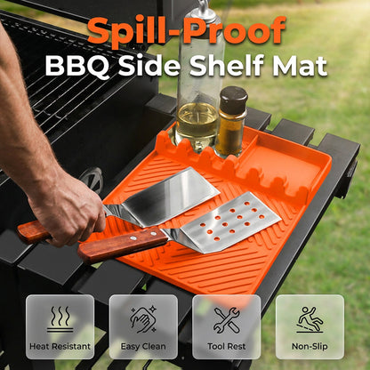 🔥 Hot Sale 50% OFF 🔥Silicone Grill Mat for Side Shelf