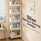 ⏳🔥LIMITED-TIME 50% OFF! ⏰Multi-Tier Rolling Storage Cart for Narrow Spaces