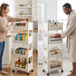 ⏳🔥LIMITED-TIME 50% OFF! ⏰Multi-Tier Rolling Storage Cart for Narrow Spaces