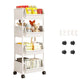 ⏳🔥LIMITED-TIME 50% OFF! ⏰Multi-Tier Rolling Storage Cart for Narrow Spaces