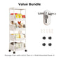 ⏳🔥LIMITED-TIME 50% OFF! ⏰Multi-Tier Rolling Storage Cart for Narrow Spaces