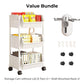 ⏳🔥LIMITED-TIME 50% OFF! ⏰Multi-Tier Rolling Storage Cart for Narrow Spaces