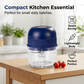 📢📢50% OFF !!!⏰Mini Electric Garlic Chopper Press with Container & 💕Food processor💕
