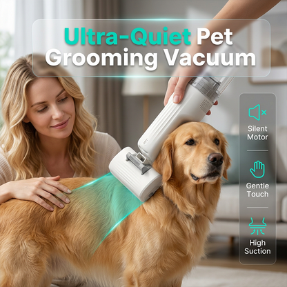📢📢55% OFF !!!⏰Low Noise Pet Hair Grooming Vacuum
