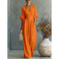 👗 63% OFF NOW! ✨ Women's V-Neck High Waist Wide Leg Jumpsuit – Flowy & lightweight – Flattering fit, perfect for summer events or resort wear – effortless elegance 🌸