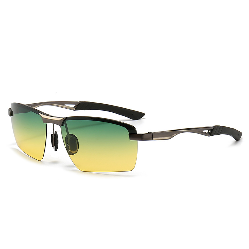 Gunmetal Frame-Day/Night (Yellow-Green Lens)