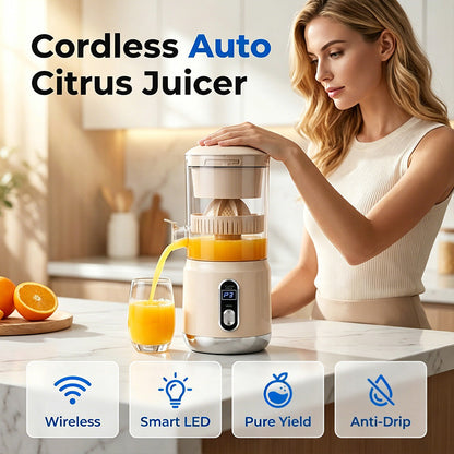 💗LAST DAY SALE 50% OFF⚡Portable Cordless Electric Citrus Juicer