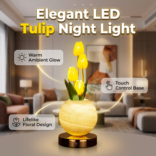 ⏳🔥LIMITED-TIME 53% OFF! ⏰Decorative LED Tulip Night Light