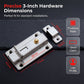📢📢50% OFF !!!⏰Auto-Rebound Security Door Latch