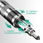 🔧💪Industrial Grade Impact Screwdriver & Bits Set with Portable Storage Case
