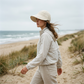 🎁New Arrivals 50% OFF💥Women’s UPF 50+ Elegant Foldable Sun Hat – Wide-Brim Cotton Bucket Hat with Neck Flap & Adjustable Strap 🌞🇬🇧 | Packable, Breathable & Beach-Ready
